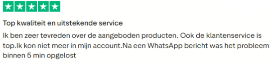 XXL Nutrition Trustpilot review: top company and top service