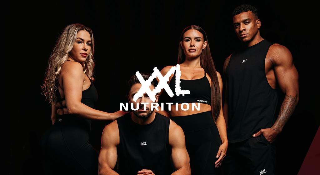 XXL Nutrition team in branded apparel